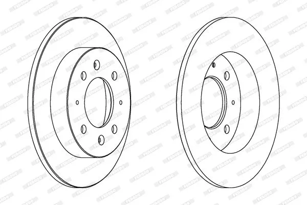 FERODO DDF1541 Тормозные диски