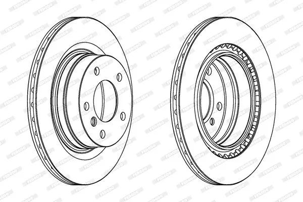 FERODO DDF1549 Тормозные диски