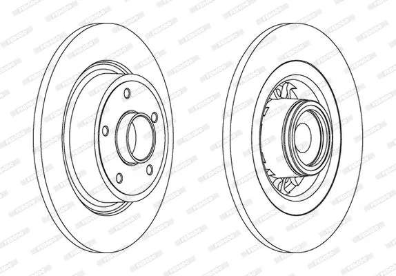 FERODO DDF1569-1 Тормозные диски