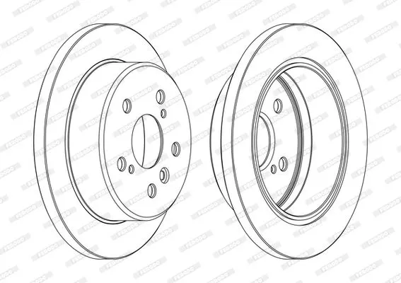 FERODO DDF1598C Тормозные диски