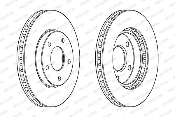 FERODO DDF1599C Тормозные диски