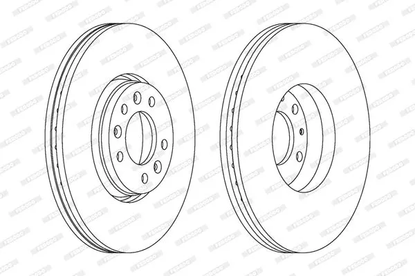 FERODO DDF1615 Тормозные диски