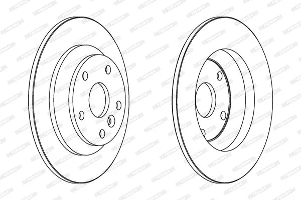 FERODO DDF1616 Тормозные диски