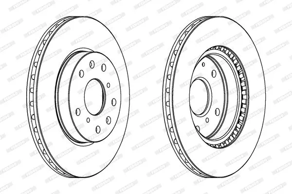 FERODO DDF1620C Тормозные диски