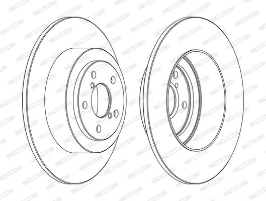 FERODO DDF1647C Тормозные диски