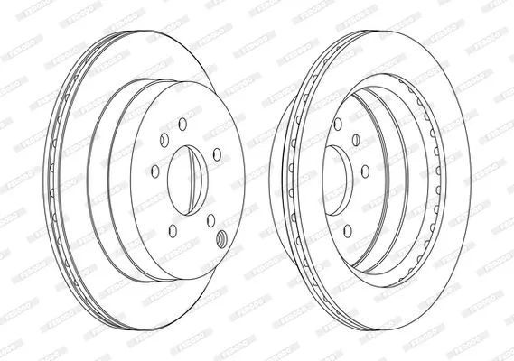 FERODO DDF1660C Тормозные диски