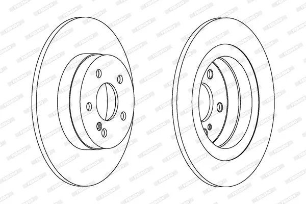 FERODO DDF1691C Тормозные диски