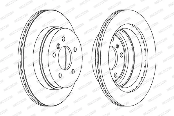 FERODO DDF1697C Тормозные диски