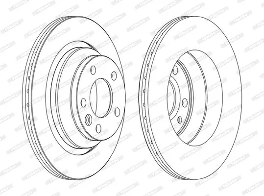 FERODO DDF1698C Тормозные диски