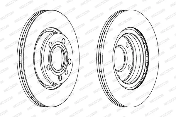 FERODO DDF1708 Тормозные диски