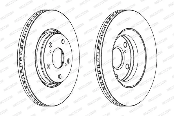 FERODO DDF1756 Тормозные диски