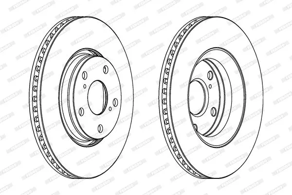 FERODO DDF1756C Гальмівні диски
