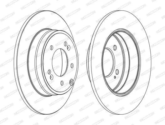 FERODO DDF1787C Тормозные диски