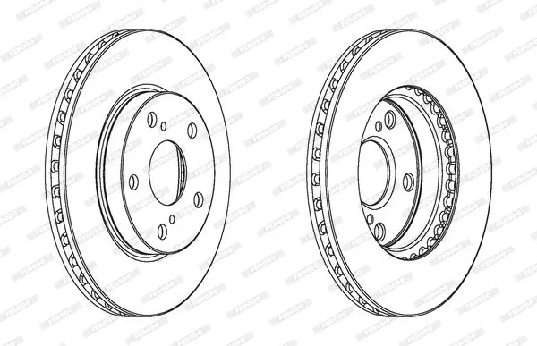 FERODO DDF1789C Тормозные диски