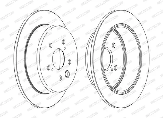 FERODO DDF1815C Тормозные диски