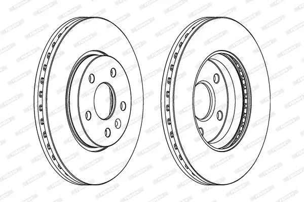 FERODO DDF1869C Тормозные диски