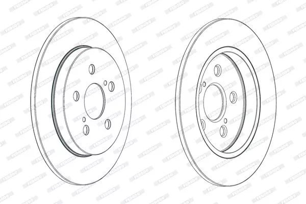 FERODO DDF1875C Тормозные диски