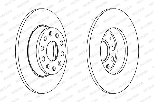 FERODO DDF1895C Гальмівні диски