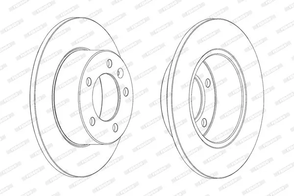 FERODO DDF1975C Тормозные диски