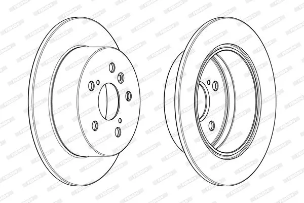 FERODO DDF1980C Гальмівні диски