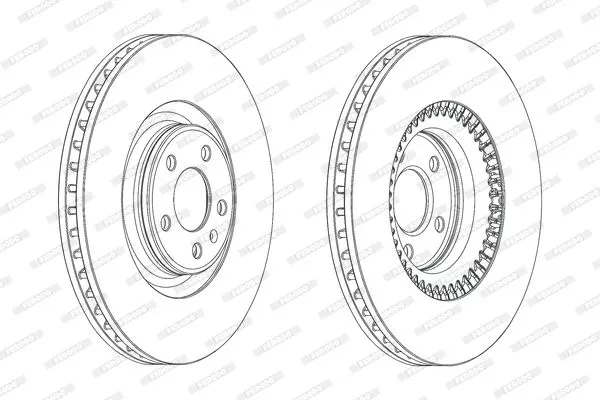 FERODO DDF1987C1 Тормозные диски