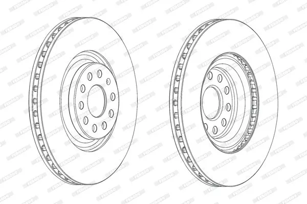 FERODO DDF2000C Тормозные диски
