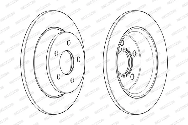 FERODO DDF2058C Тормозные диски