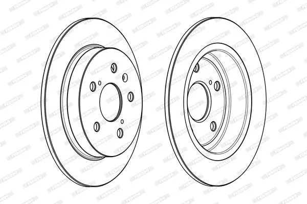 FERODO DDF2067C Тормозные диски