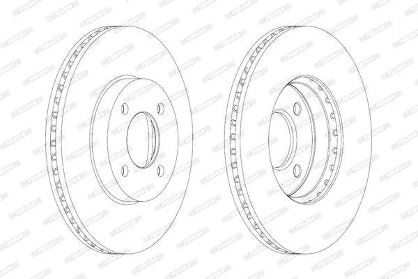 FERODO DDF2067C Тормозные диски