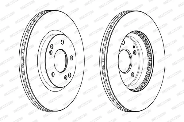 FERODO DDF2091C Тормозные диски