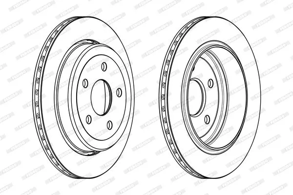 FERODO DDF2095C Тормозные диски