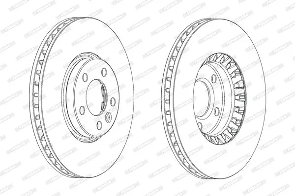 FERODO DDF2182C-1 Тормозные диски