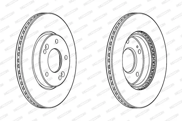 FERODO DDF2187C Тормозные диски