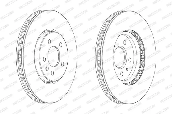 FERODO DDF2191C1 Тормозные диски