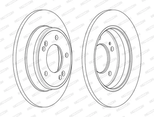 FERODO DDF2193C Тормозные диски