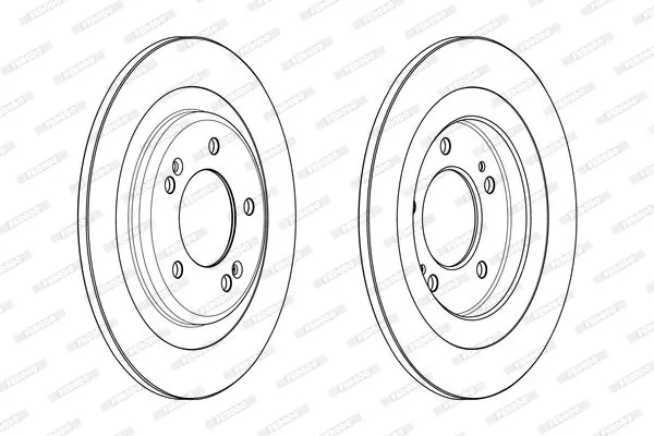 FERODO DDF2200C Тормозные диски