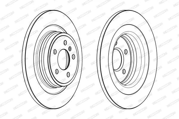 FERODO DDF2204C Тормозные диски