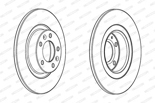 FERODO DDF2297C Тормозные диски