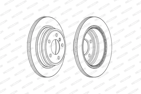 FERODO DDF2313C Тормозные диски