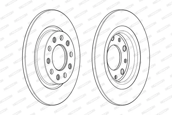 FERODO DDF2333C Тормозные диски