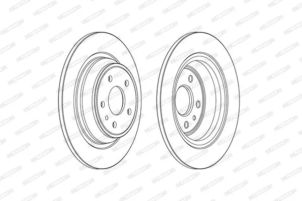 FERODO DDF2338C Тормозные диски