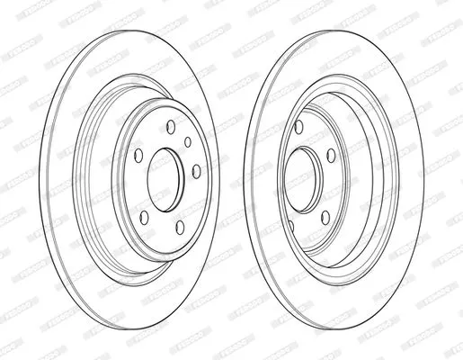 FERODO DDF2338C Тормозные диски