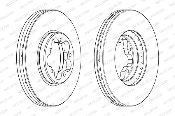 FERODO DDF2469 Гальмівні диски