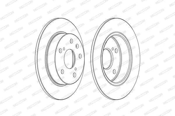 FERODO DDF2493C Гальмівні диски