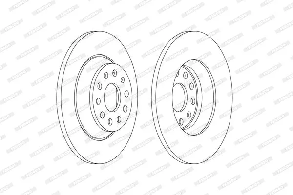 FERODO DDF2506C Тормозные диски