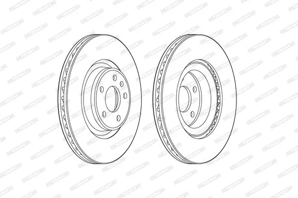 FERODO DDF2597C1 Тормозные диски