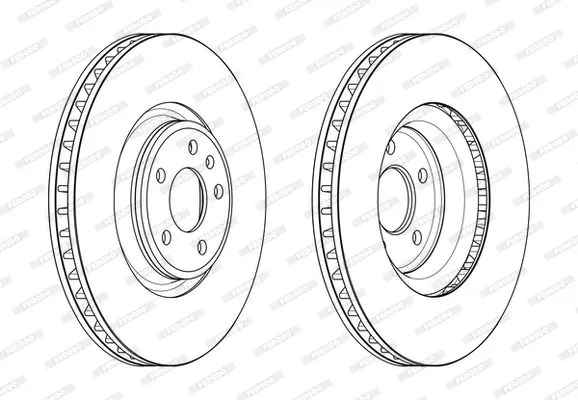 FERODO DDF2598C-1 Тормозные диски