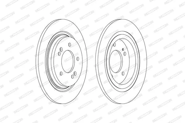 FERODO DDF2604C Тормозные диски