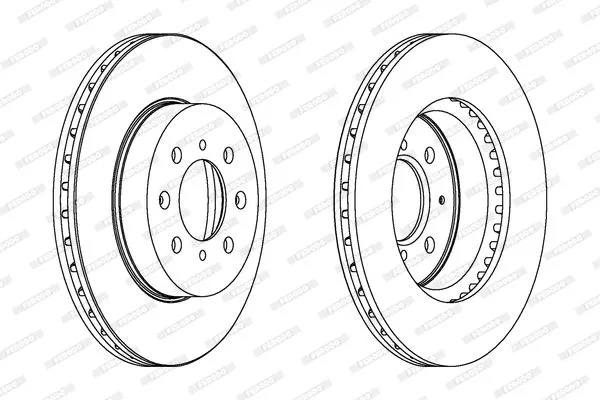 FERODO DDF492 Тормозные диски