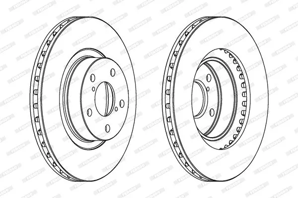 FERODO DDF679C Тормозные диски